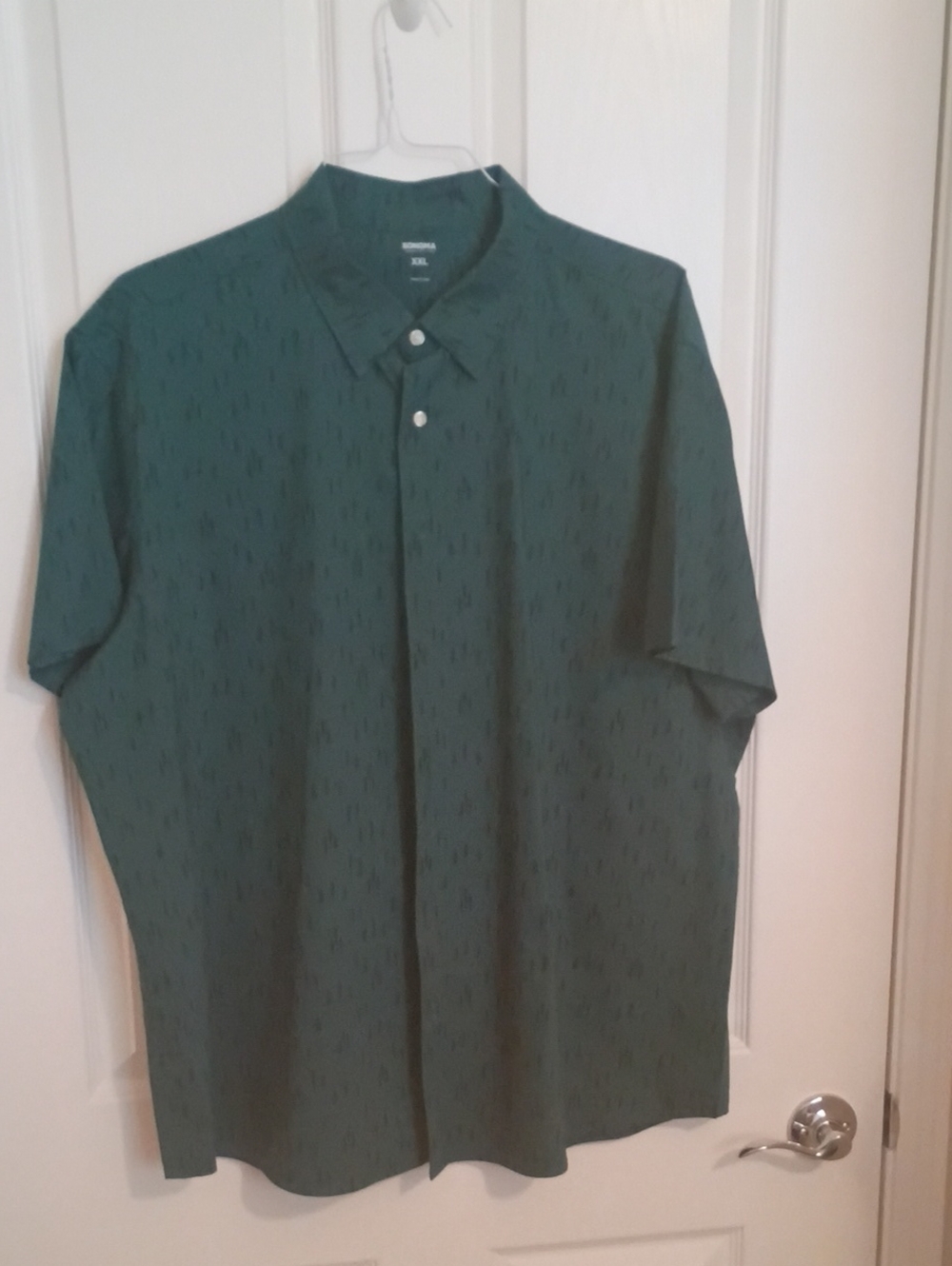 Sonoma Dark Teal Short-Sleeve Polo Shirt